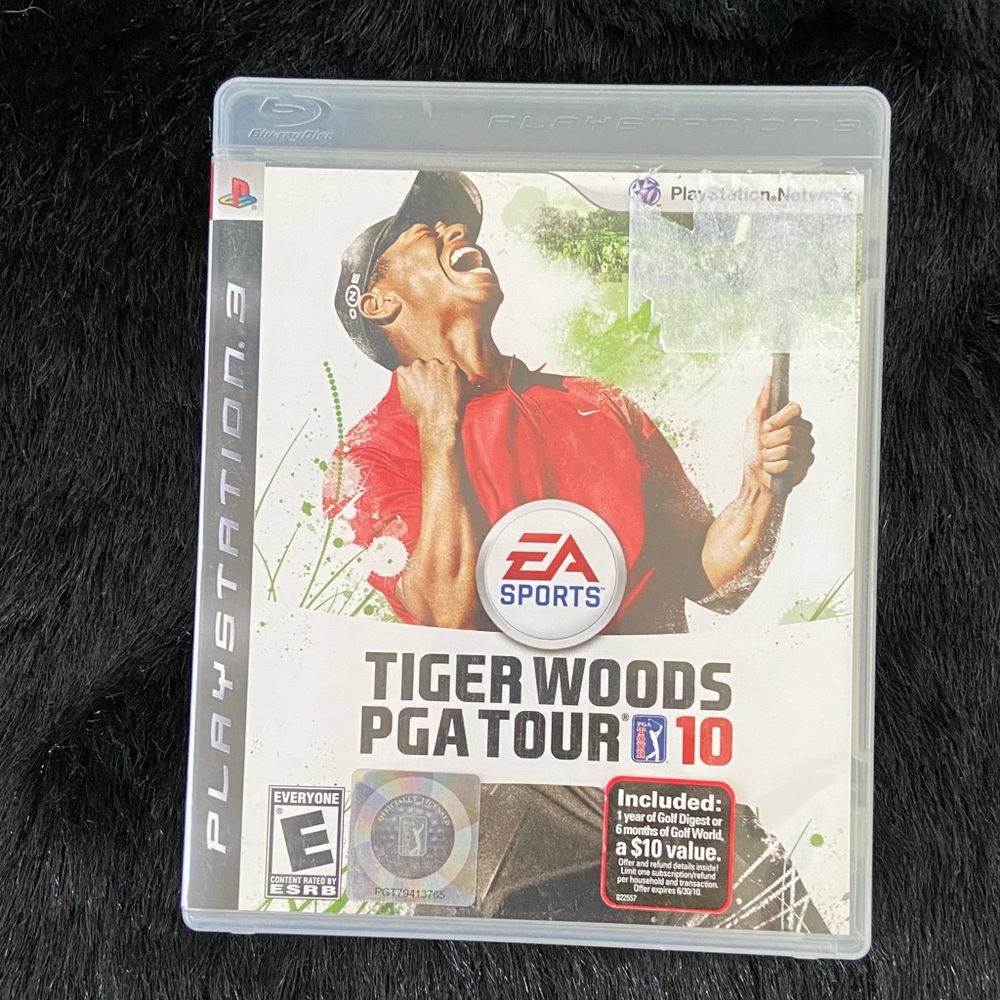 Tiger Woods Golf PGA Tour 10 PlayStation 3 PS3 DVD Game Disk